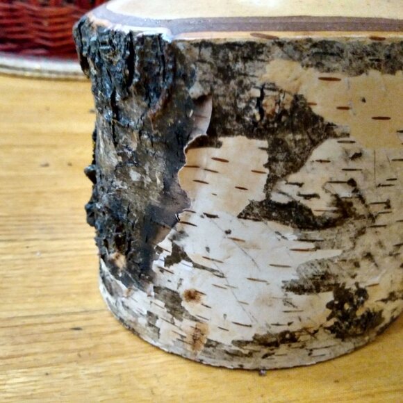 Hand Turned Birch Wood Candle Holder ...No Hurricane /Chimney - Picture 6 of 10